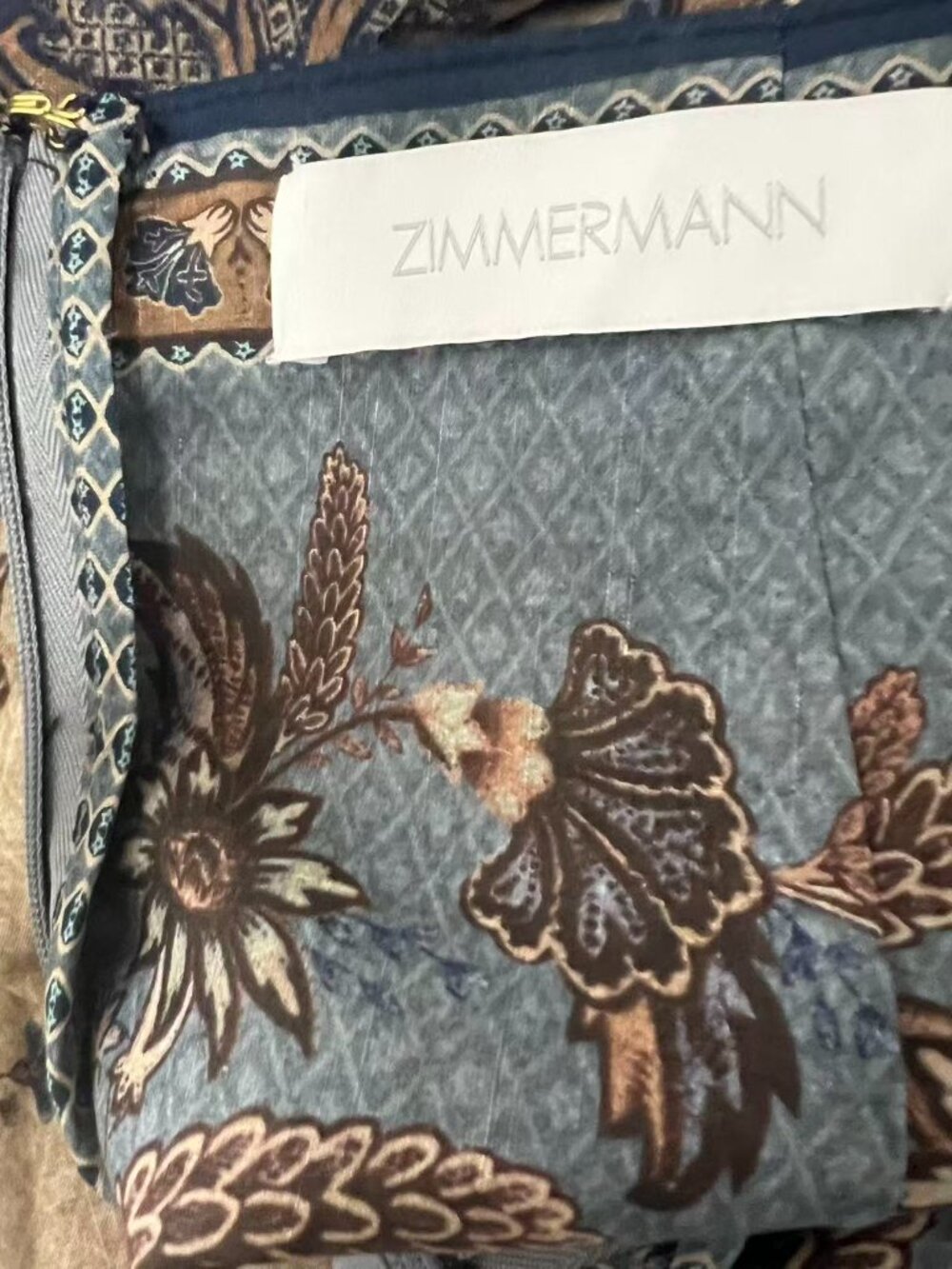 Zimmermann Ascension Plunge Halter Maxi in Blue - Picture 15 of 16